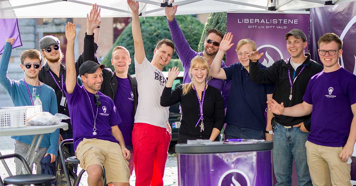 Liberalistene Jubel Bli Medlem