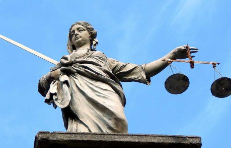 Statue Rettferdighet Rettsstat