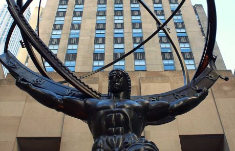 Statue Atlas Objektivismen Rand