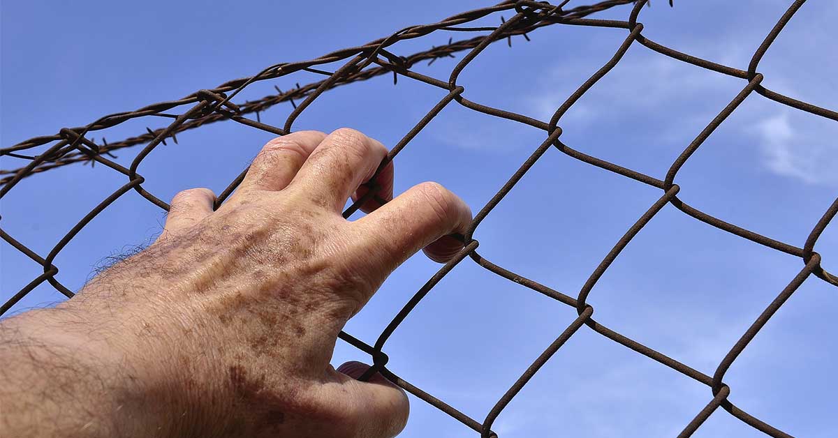 Kriminalitet Gjerde Hånd Fengsel