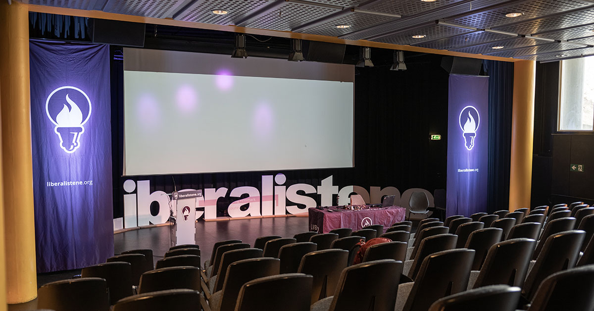 Liberalistene Landsmøte Sal Scene