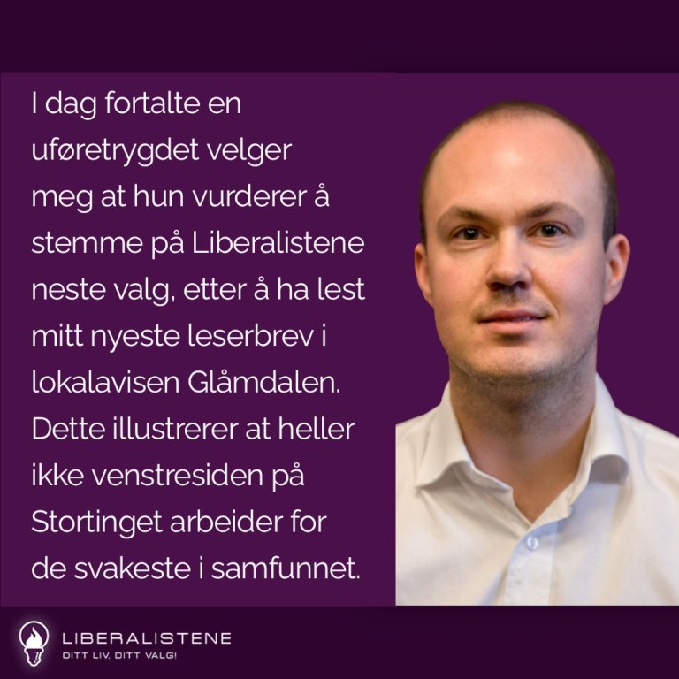 Lorgen sitat trygdet